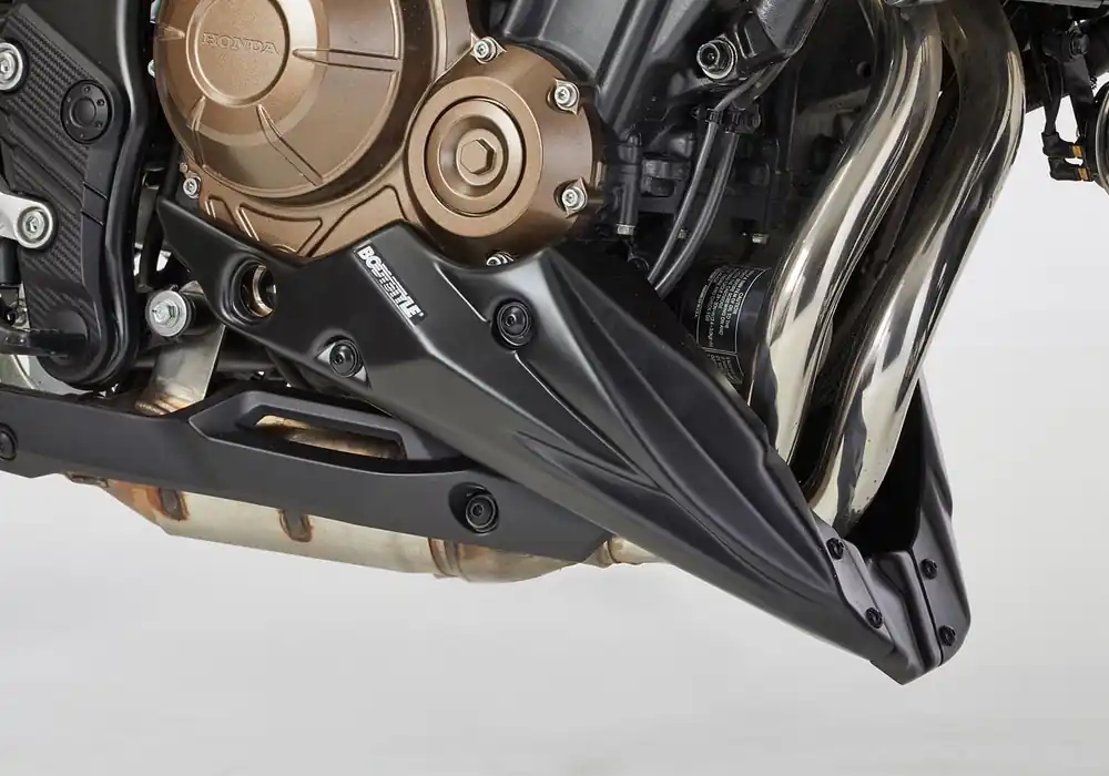 Saisonangebot BODYSTYLE Sportsline Bugspoiler ABS Kunststoff gelb für HONDA CB500F