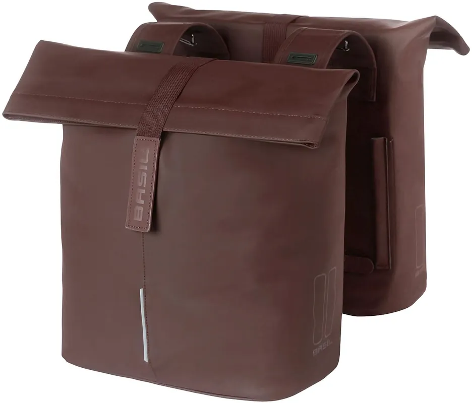 Basil City Double Pannier Bag Doppeltasche braun roasted brown MIK Bestseller