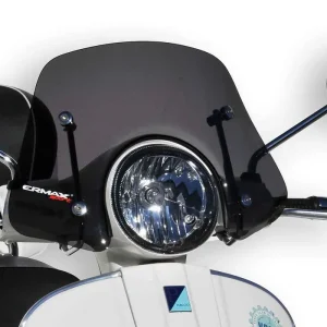 ERMAX Scooterscheibe Piccolo Acrylic durchsichtig Schwarz getönt für VESPA GTS 125; GTS 300; GTS 310 Nur Heute