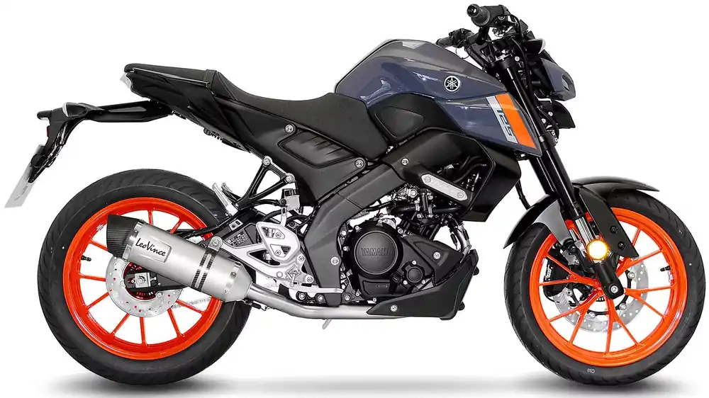LeoVince Komplettanlage Edelstahl SBK LV ONE EVO für YAMAHA MT-125 / XSR 125 / YZF-R125 mit Katalysator Letzte Chance