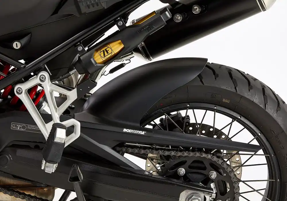 BODYSTYLE Sportsline Hinterradabdeckung ABS Kunststoff schwarz für BMW F 750 GS, F 800 GS, F 850 GS / Adventure, F 900 GS, F 900 GS Adventure Markenware