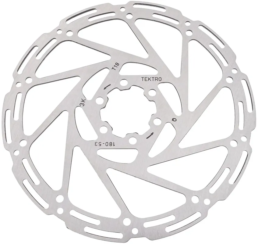 Tektro Bremsscheibe TR53 Ø 180 mm silber Neu Im Sortiment