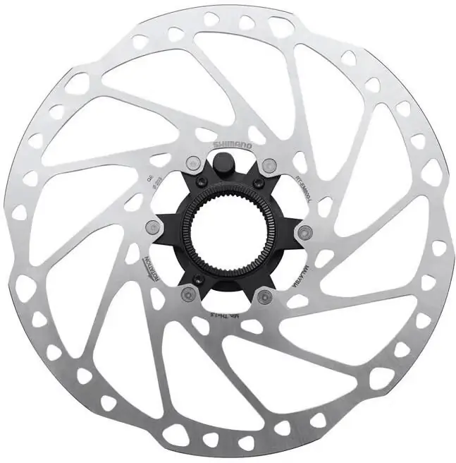 Shimano Bremsscheibe RT-EM600 203 mm silber mit Außenverzahnung, für STEPS Geschwindigkeitssensor Preisknaller