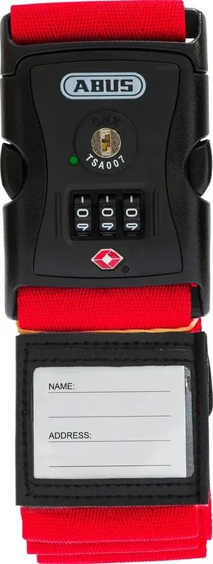 ABUS Kofferband 620TSA Rot Sonderaktion