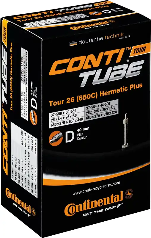Continental Schlauch Tour Hermetic Plus 26 Zoll Blitzventil Markenprodukt