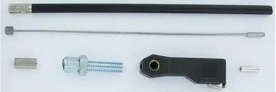 Slurf Schaltzug 2,5 m schwarz, silber Expressversand