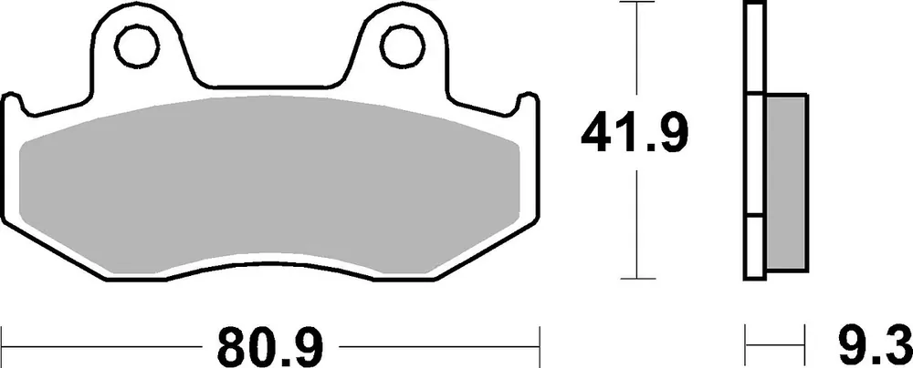 Neue Ware SBS Scooterbelag 125HF Street Ceramic