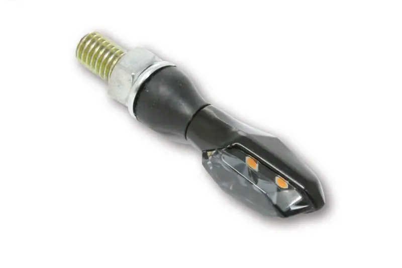 HIGHSIDER Pro Sonic-X2 LED Indicator Gehäuse Schwarz / Linse Rauchgrau (Paar), Vorn & Hinten Bestpreis