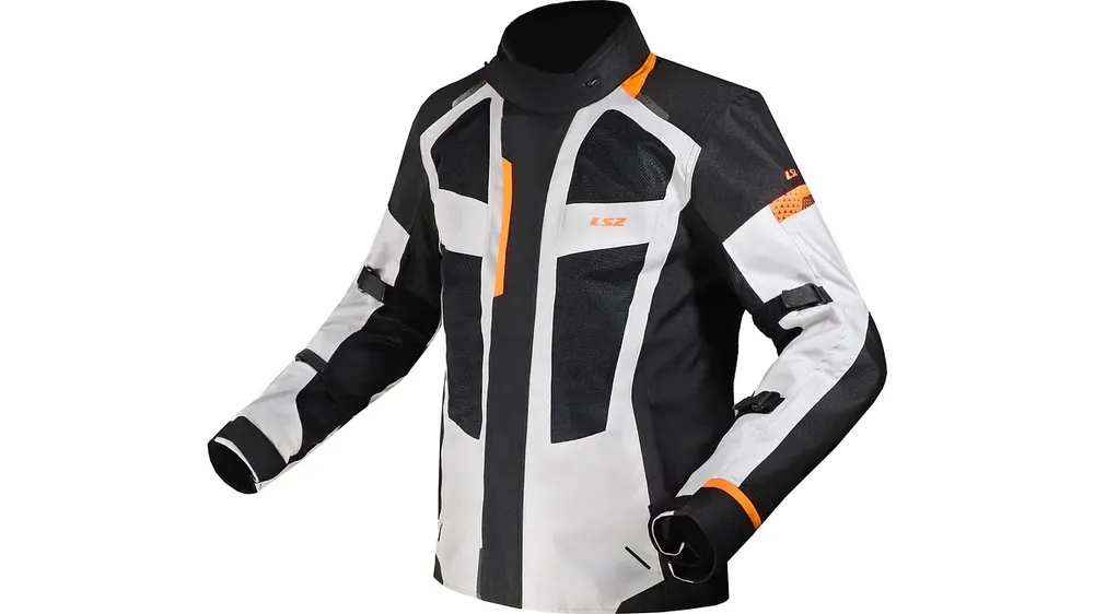 LS2 Scout Jacke Schwarz / Grau / Orange Herren Gr.xl Aktuell