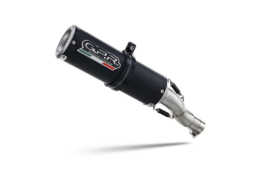Super-Preis GPR Komplettauspuffanlage Kawasaki Ninja 650 2021/2022 e5 M3 BLACK TITANIUM FS