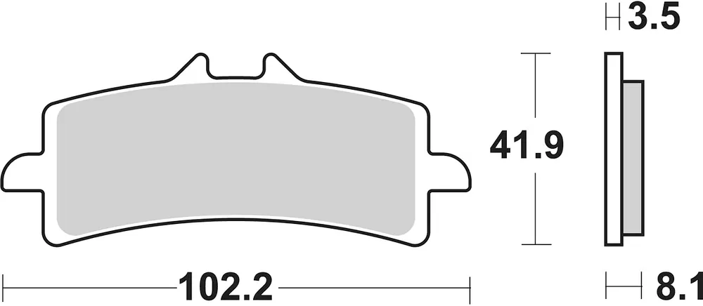 SBS Bremsbelag 841DC Road Racing Dual Carbon Preis Gesenkt