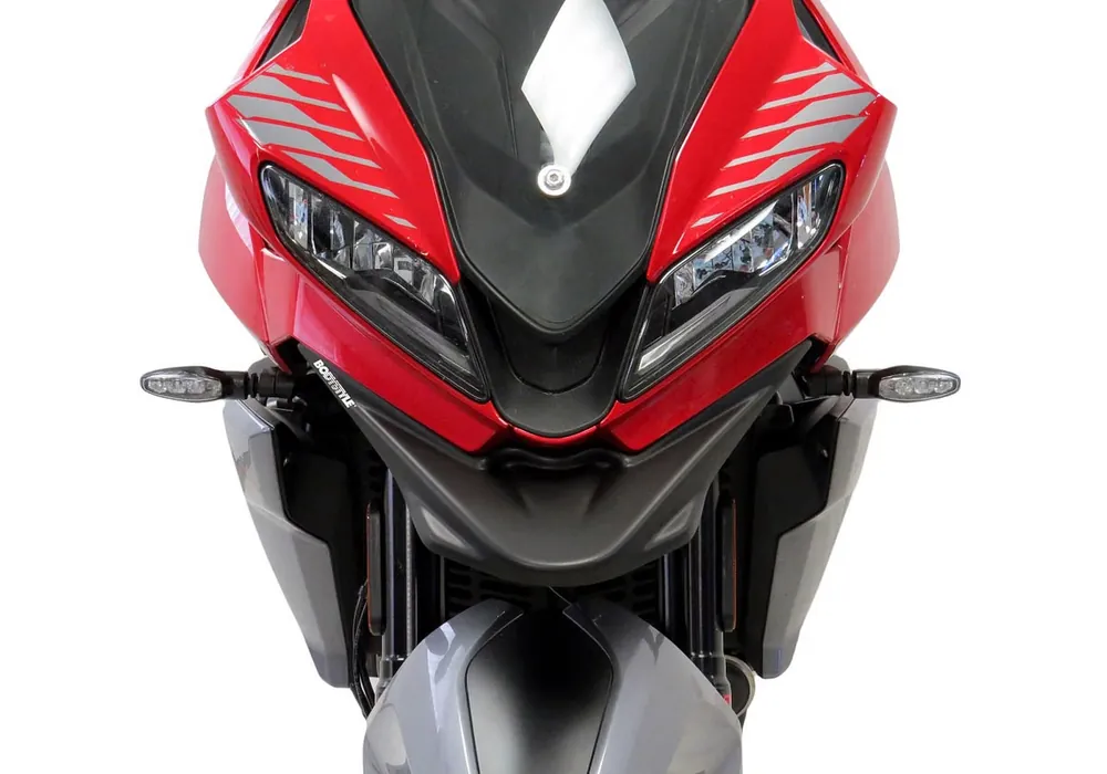 BODYSTYLE Schnabelverlängerung ABS Kunststoff schwarz-matt für TRIUMPH Tiger Sport 660, Tiger Sport 800 Zertifiziert