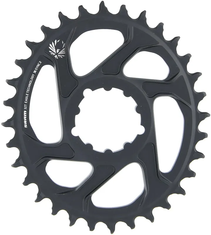 Expressversand SRAM Kettenblatt X-Sync 2 Oval 32 Zähne schwarz 3 mm Offset