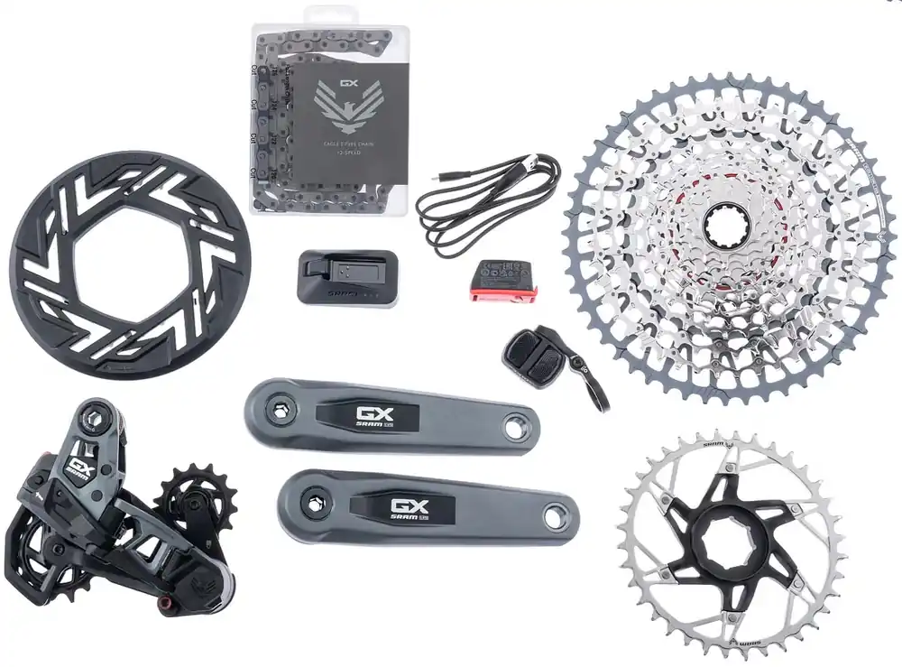 Günstig SRAM Schaltgruppen-Set GX Eagle AXS Transmission E-Bike grau Für Brose Antrieb mit ISIS Kurbelsatz 16