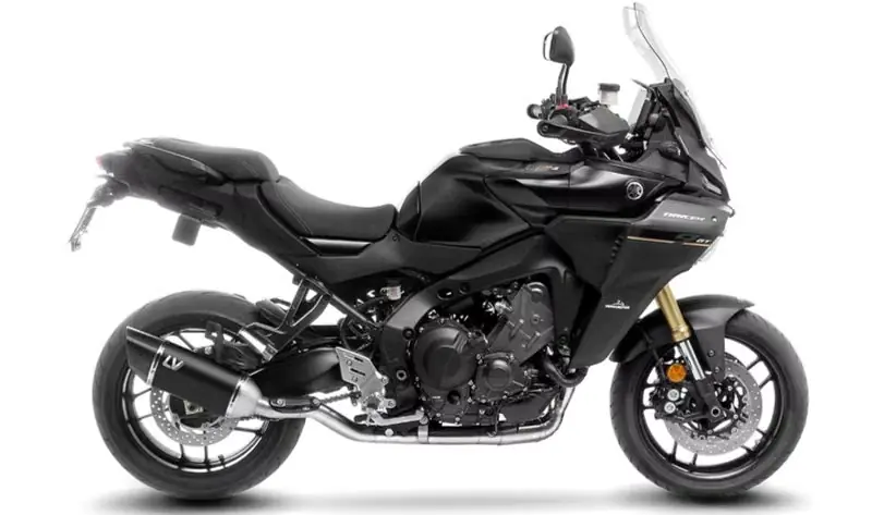 LeoVince Schalldämpfer Komplettanlage mit Katalysator SBK LV-14 R Black Edition für Yamaha Tracer 9/9 GT Finale Aktion