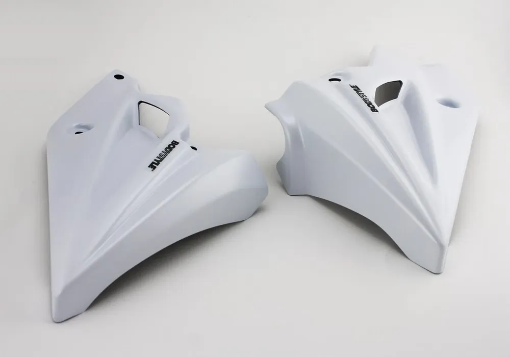 BODYSTYLE Sportsline Bugspoiler ABS Kunststoff weiß für KAWASAKI Z900 Highlight