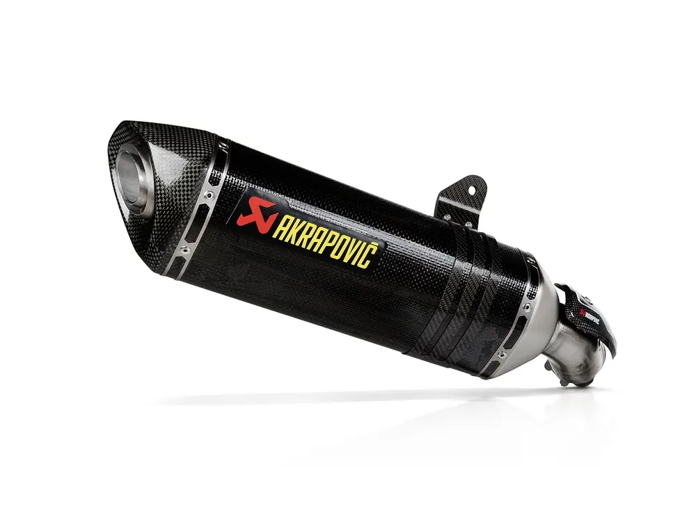 Garantierte Lieferung Akrapovič Slip-On Endschalldämpfer (Carbon) für Kawasaki Z1100 2025–2026