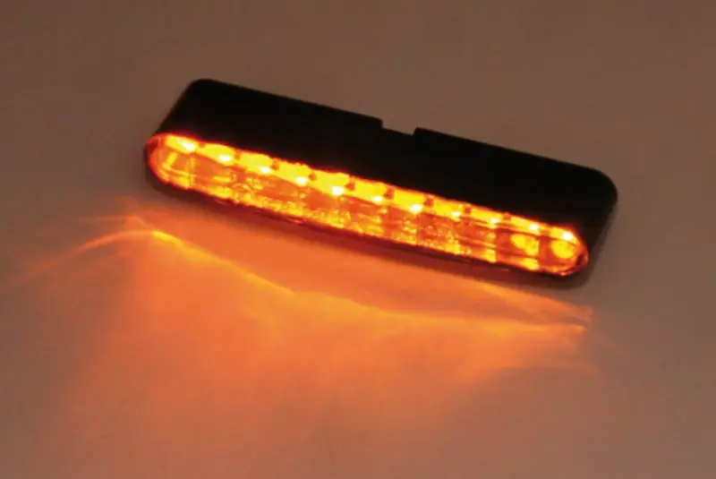Aktuell HIGHSIDER pro Stripe LED Indicator-Module Gehäuse / Linse Rauchgrau (Paar), Vorn & Hinten