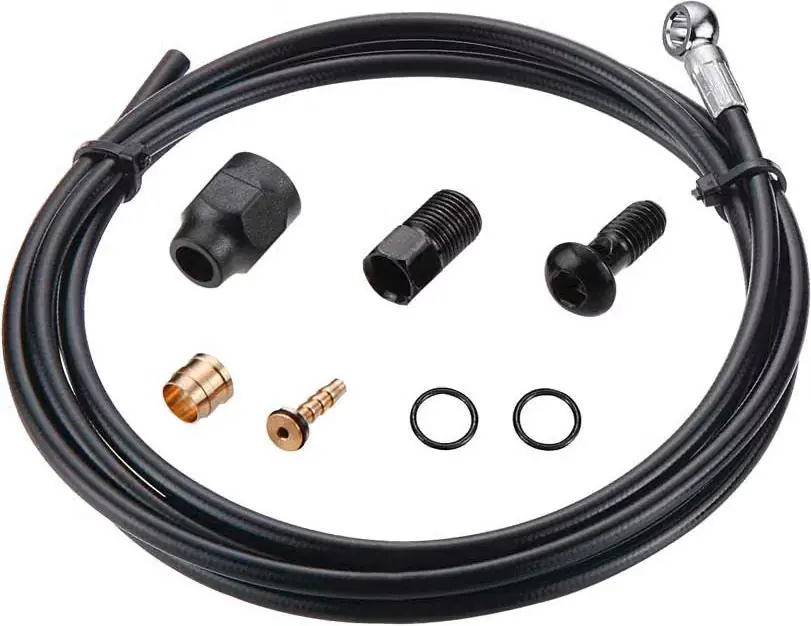 Tektro Bremsleitungs-Kit 2000 mm schwarz Ø 5,5, Banjo Anschluss Sonderaktion