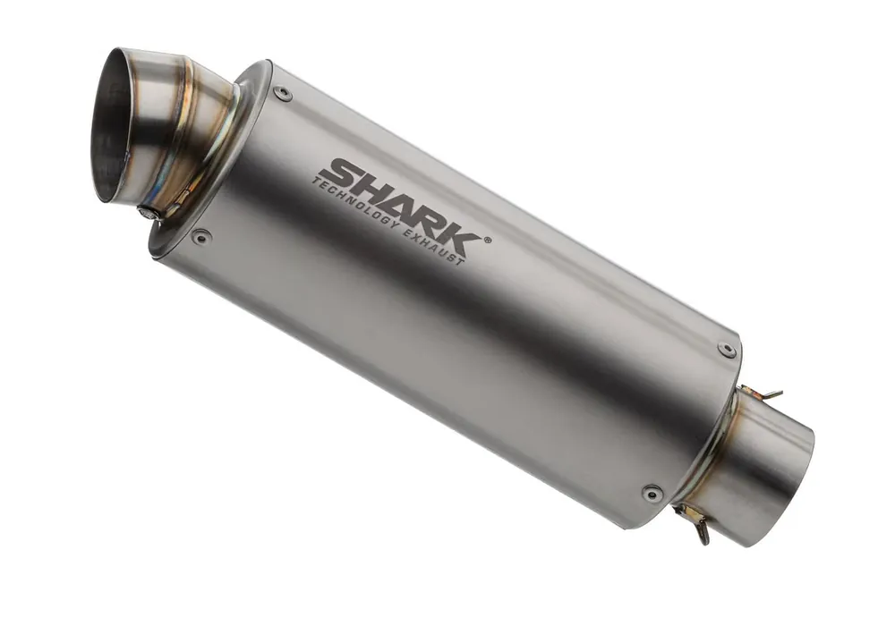 Shark Performance KOMPLETTANLAGE Titan silber SRC 4 für KAWASAKI Ninja 650,Z650,Z650 RS EURO5 Neue Kollektion