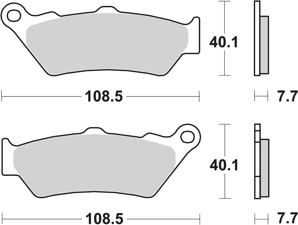 SBS Bremsbelag 674H.HF Street High Power Ceramic Beliebt