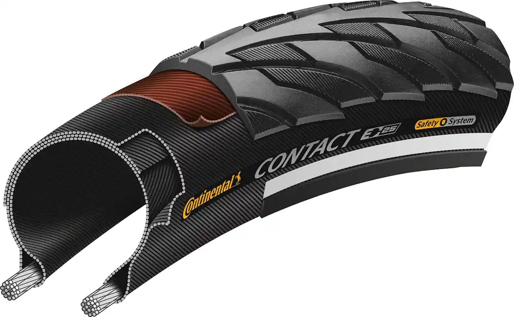 Continental Contact Reifen 20 × 1,75" schwarz Preiswert