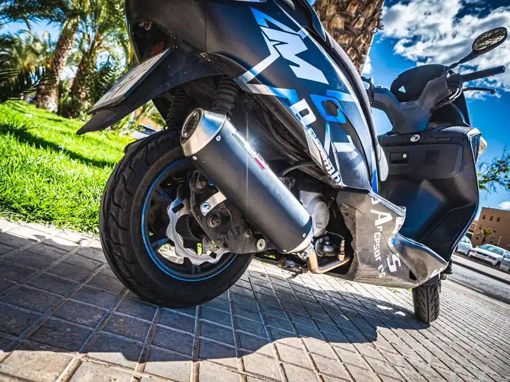 Billig GPR Endschalldämpfer Piaggio X7 250 I.E 2008/10 EC-Approv. slip-on exhaust Evo4 Road