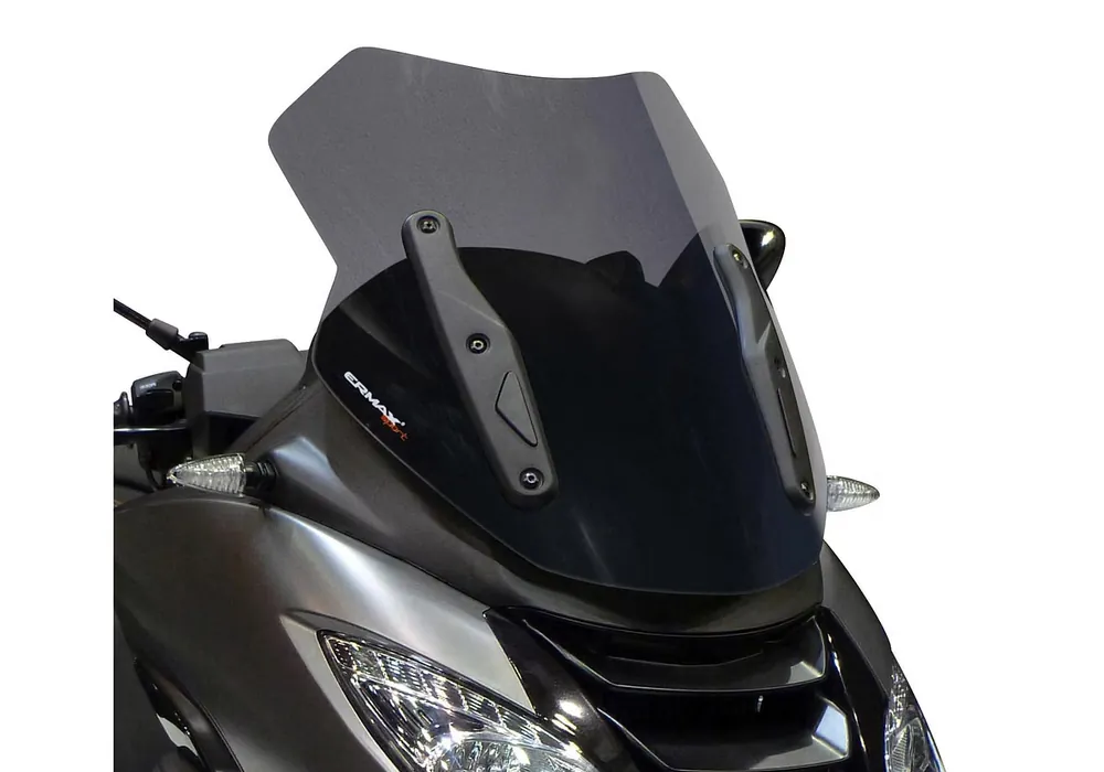 Direkt Vom Hersteller ERMAX Scooterscheibe Sport Acrylic durchsichtig Schwarz getönt für PEUGEOT Metropolis 400i