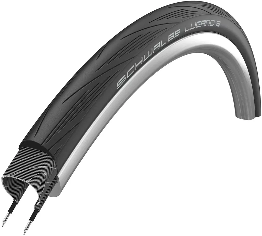 Markenprodukt Schwalbe Reifen Lugano II Active Line 28 Zoll schwarz