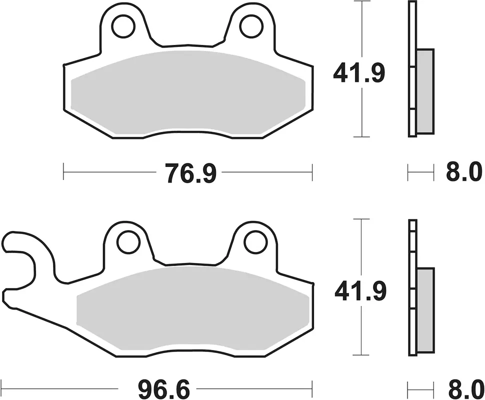 SBS Scooterbelag 197MS Maxi Sinter Top-Preis