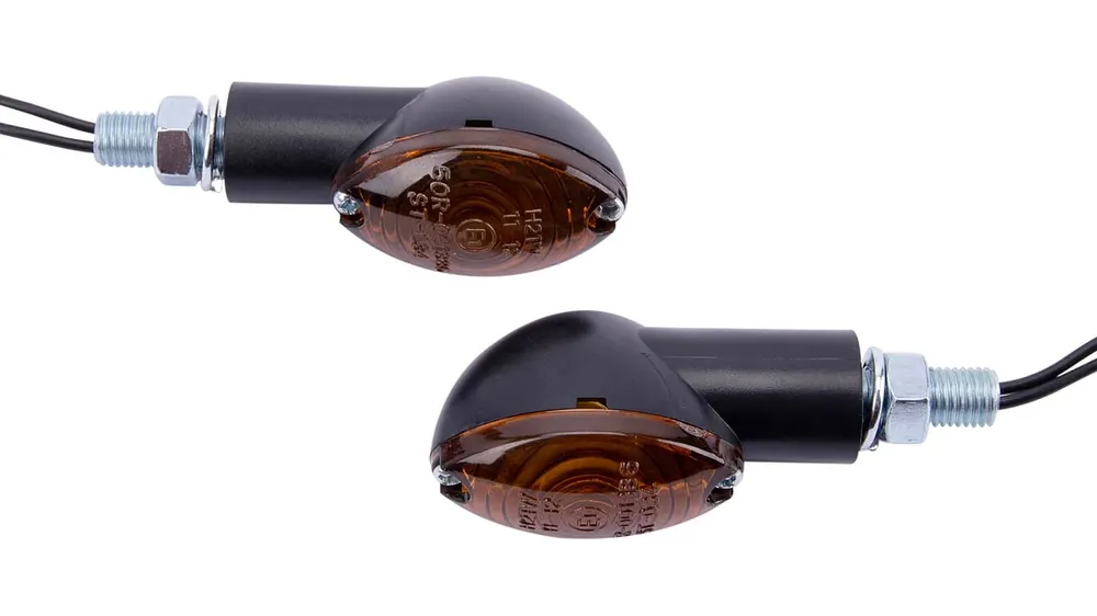 Versand Am Gleichen Tag Spec-X Blinker Cat`s Schwarz Getönt 20 mm Lang