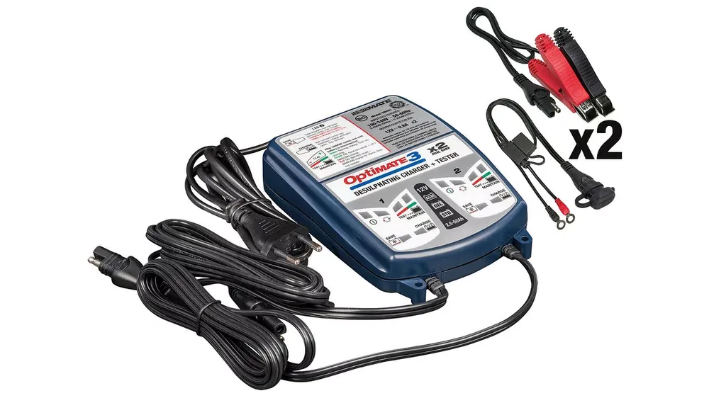 Tecmate Batterieladegerät Optimate3 12 Volt 2 Ladeeinheiten Rabatt