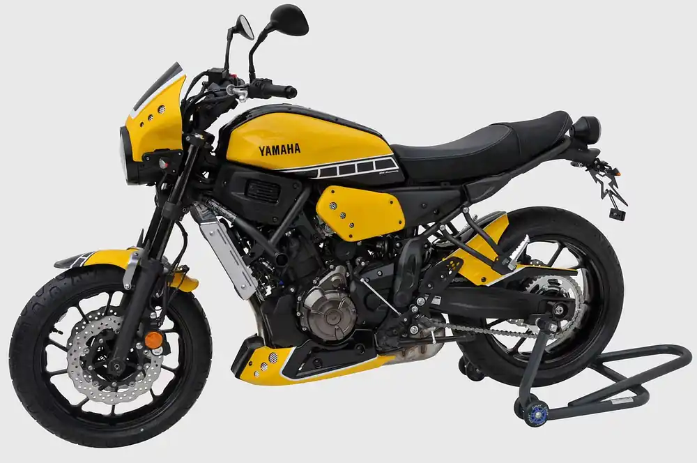 BODYSTYLE Sportsline Vorderradkotflügel ABS Kunststoff silber für YAMAHA XSR700 / XTribute / Legacy Sonderaktion