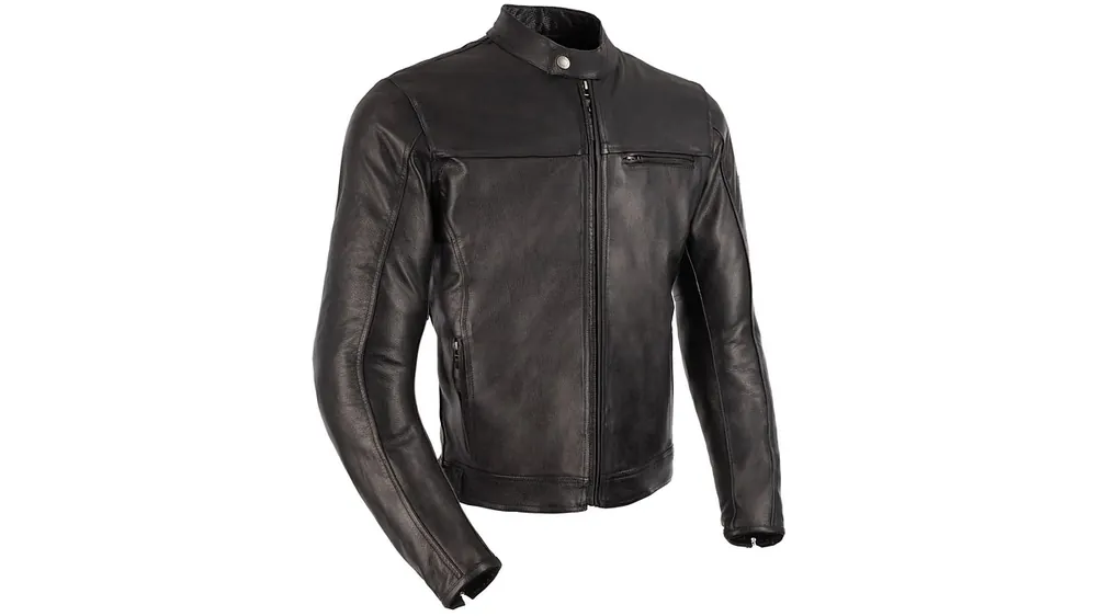 Oxford Walton 2.0 Lederjacke, schwarz, Gr. 4XL Herren Aktuell