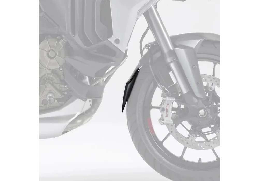 BODYSTYLE Kotflügelverlängerung vorne ABS Kunststoff schwarz-matt für DUCATI Multistrada V4 Rally, Multistrada V4/S Sichere Zahlung