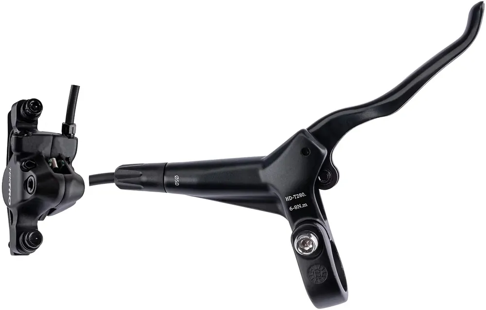 Tektro Scheibenbremse HD-T280 links schwarz mit PM-Adapter (Sonderposten, lose) Top-Angebot