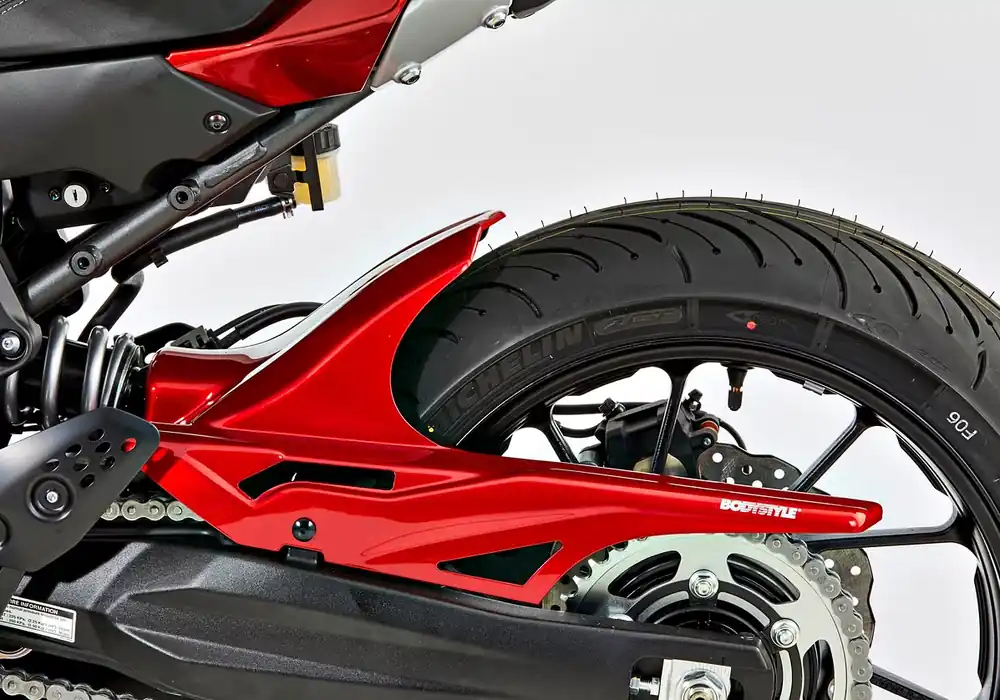 Knallerangebot BODYSTYLE Sportsline Hinterradabdeckung ABS Kunststoff blau für YAMAHA Tracer 7/GT