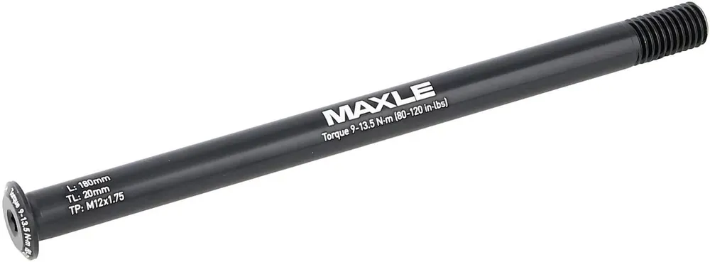 Neu RockShox Hinterradsteckachse Rear Maxle Stealth 12 x 148 mm schwarz 180 lang, 1,75 Gewindesteigung, Boost