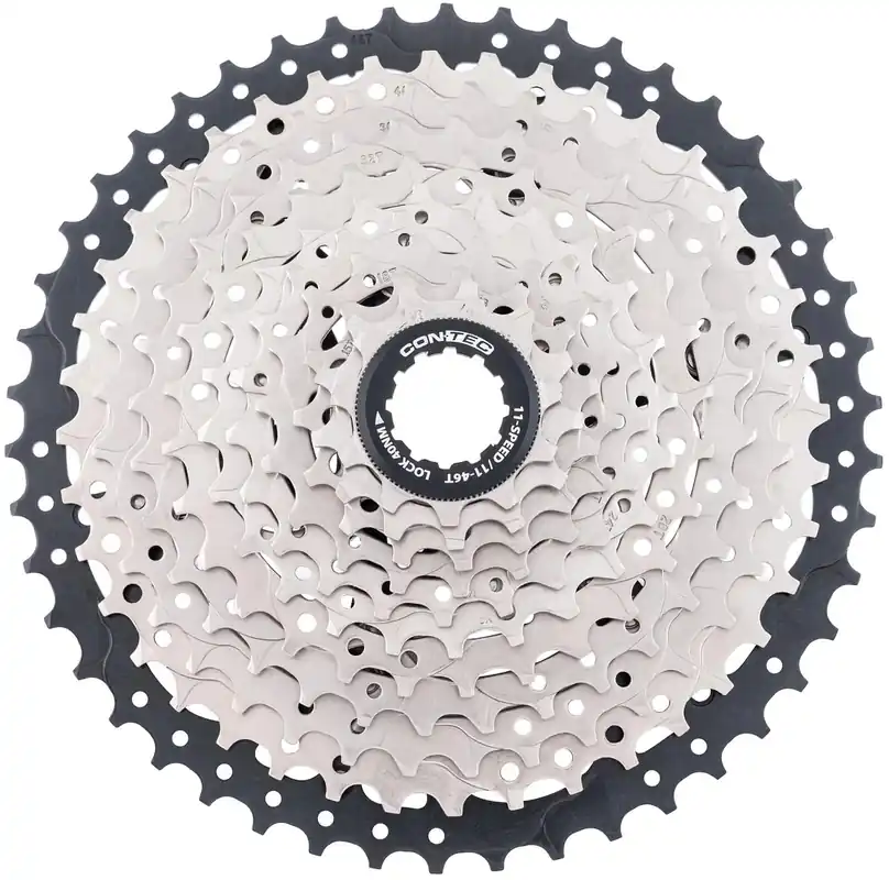 Meistverkauft CONTEC Kassette Grad 11-fach silber,schwarz/schwarz