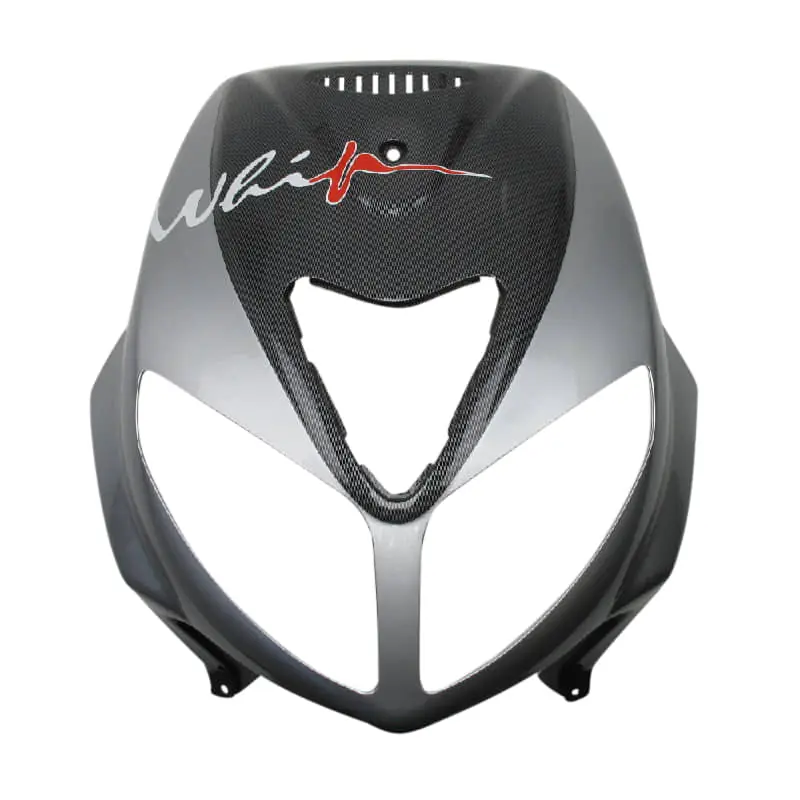 Begrenztes Angebot Frontverkleidung carbon silber Whip 1020303-2-RXW-CS