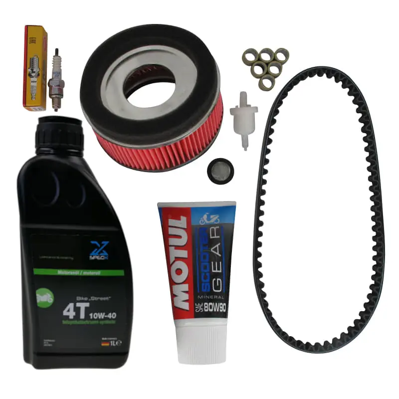 Top-Preis Inspektion Set 4Takt 125/150ccm Jonway 150T 28 Satz 8007150 Keilriemen 835x20x30mm Wartung Service Kit Scooter Delta 150 Moped
