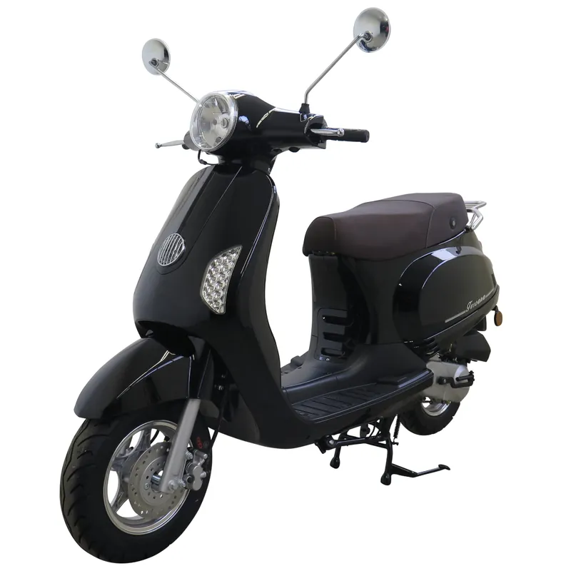Motorroller Rivero Toscana 50 45km/h Euro 5 Roller Scooter schwarz Preisknaller