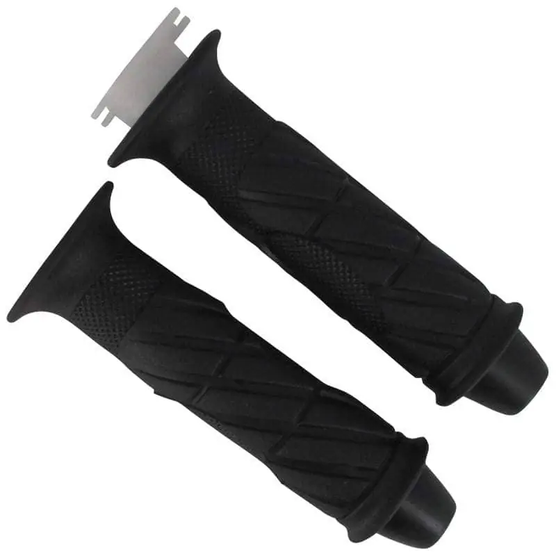 Rex RS460 1180302-2-Set Handgriffe Gasgriff Drehgriff 50ccm 4Takt 139QMB JSD50QT-13 50cc 4T 139QMA Lenkergriff Lenker-Griffe Günstig