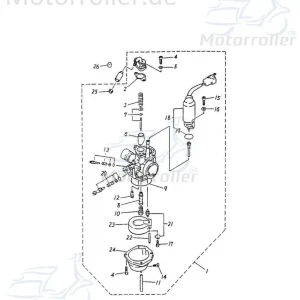 Markenware Adly ATV 50 Distanzscheibe Unterlegscheibe Quad Distanzhalter HerChee 50ccm 2Takt 50cc 2T U-Scheibe Washer Beilagscheibe