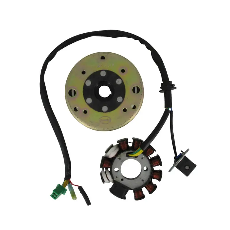 Sonderangebot AGM Fighter 125 One Lichtmaschine 125ccm 4Takt 31120805-3-F DC 11 mit Polrad 88mm pick up außen Stator Ankerplatte Anker-Platte 152QMI