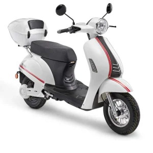 Top-Preis Elektroroller E3000 25 km/h E-Scooter Mofa weiß E-Roller Elektroscooter Motorroller