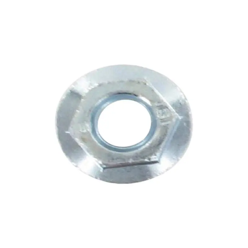 Bundmutter M12x1.25 mit Bund weiß verzinkt AGM 50ccm 4Takt Sechskantmutter Flanschmutter Sechskant-Mutter Flansch-Mutter Bund-Mutter Versand Am Gleichen Tag