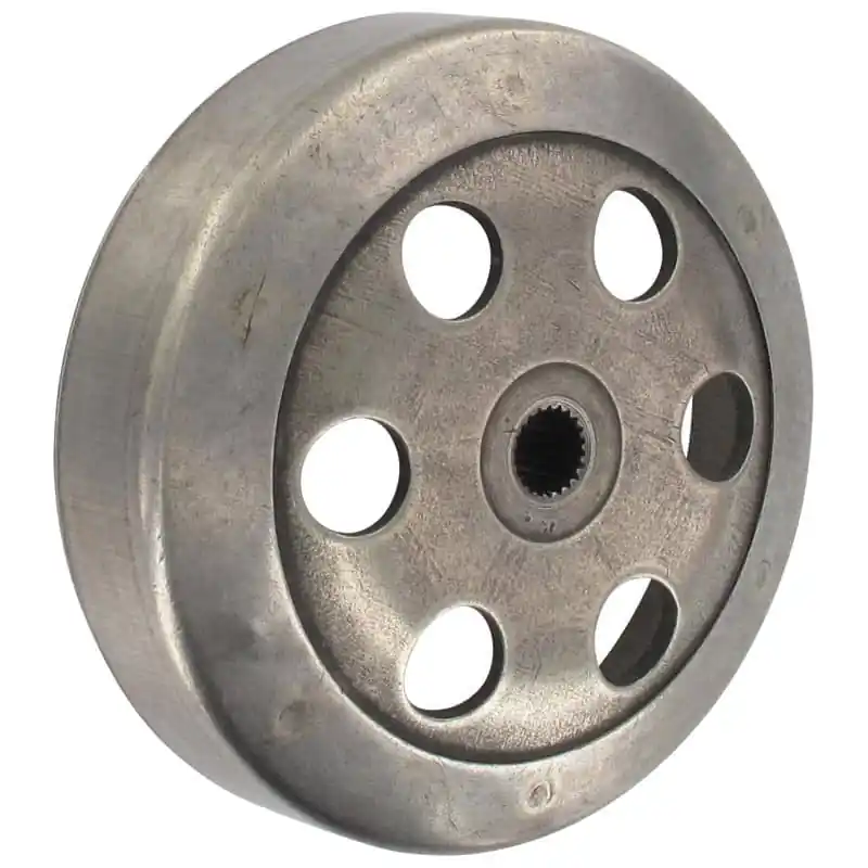 Kupplungsglocke innen 107mm ohne Kupplungsabfrage 50ccm 4Takt Polrad Kupplungstrommel Kupplungsgehäuse Kupplungs-Gehäuse 139QMB Scooter Neu