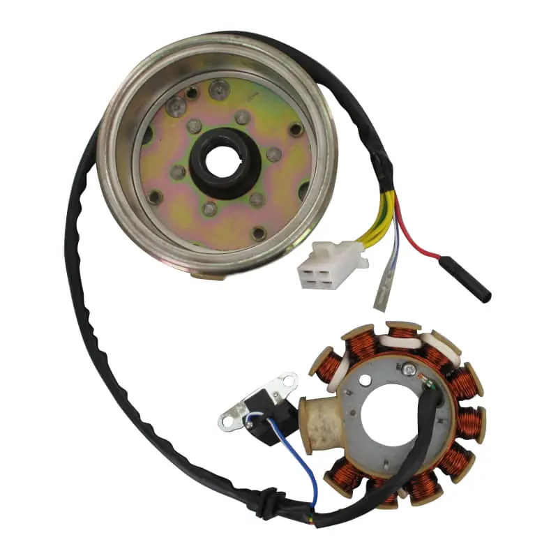 Schneller Versand Lichtmaschine DC-11 AGM Firejet 125 Stator 125ccm 4Takt Ankerplatte Anker-Platte Stromerzeuger Strom-Generator Licht-Maschine 152QMI