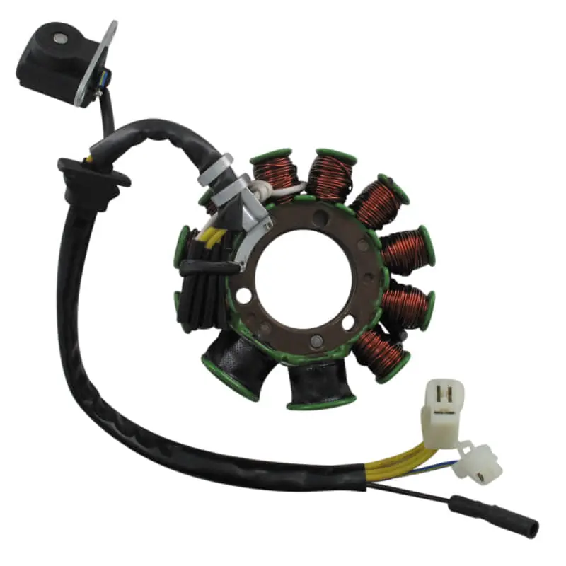 Sichere Zahlung PGO Lichtmaschine Stator DC ohne Polrad Buggy 150ccm 4Takt Ankerplatte Zündplatte Zündgrundplatte Lichtmaschinenspulen Generatorplatte